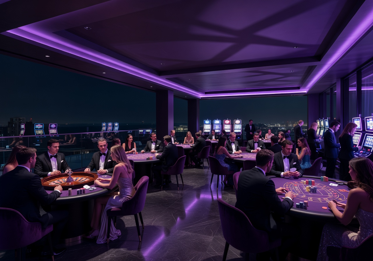Premium slots lounge with curated boutique slot machines