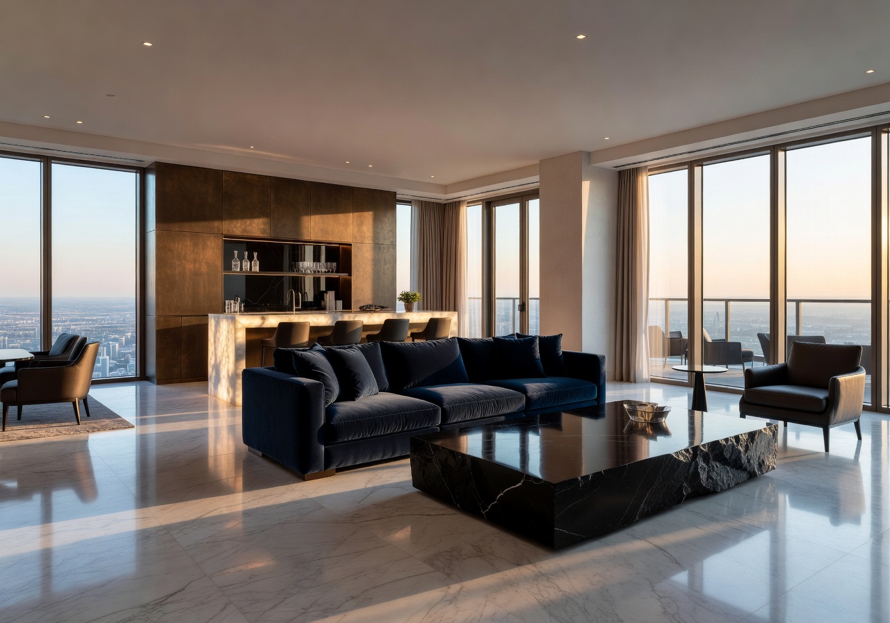Royal Sky Suite penthouse interior